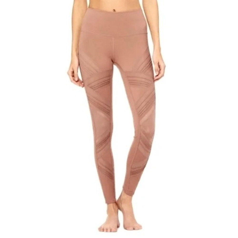 ALO Yoga Women's Mauve Rose High-Waist Leggings